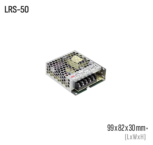 Meanwell LRS-50-48 50W 48VDC Kapalı Kasa AC/DC Güç Kaynağı - 1