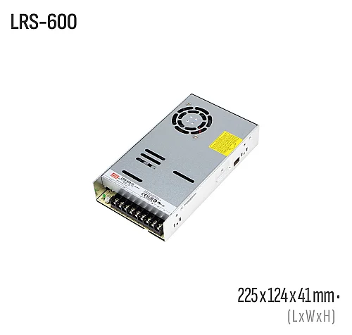 Meanwell LRS-600-5 600W 5VDC Kapalı Kasa AC/DC Güç Kaynağı - 1
