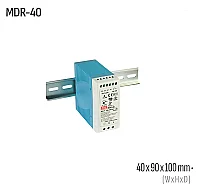 Meanwell MDR-40-48 40W 48VDC DIN Ray AC/DC Güç Kaynağı - 1