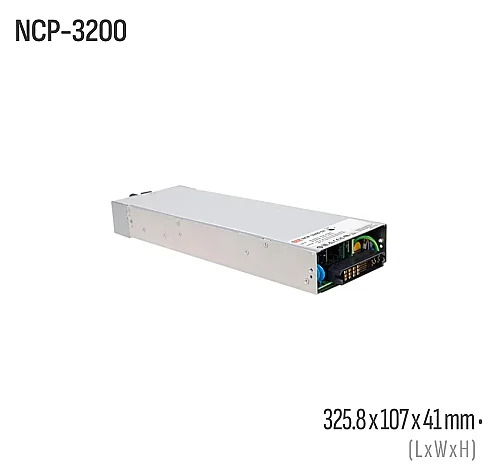 Meanwell NCP-3200-48 3200W 48VDC Akü Şarj / DC UPS Güç Sistemi - 1