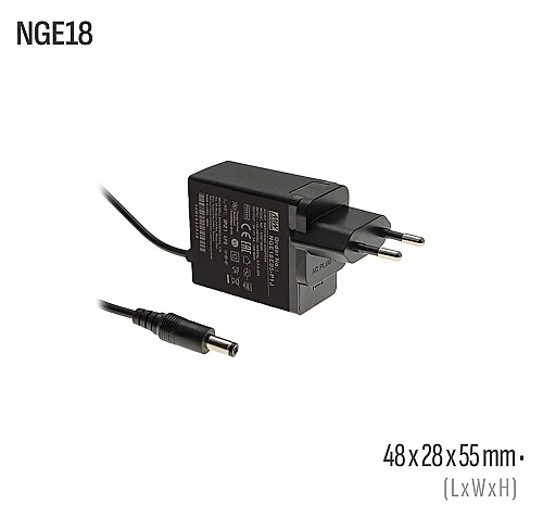 Meanwell NGE18E05-P1J 18W 5VDC Harici AC/DC Adaptör - 1