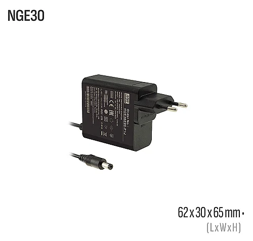 Meanwell NGE30E24-P1J 30W 24VDC Harici AC/DC Adaptör - 1