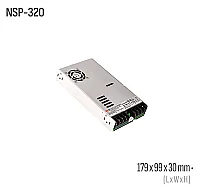 Meanwell NSP-320-27 320W 27VDC Kapalı Kasa AC/DC Güç Kaynağı - 1