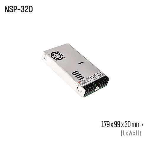 Meanwell NSP-320-5 320W 5VDC Kapalı Kasa AC/DC Güç Kaynağı - 1
