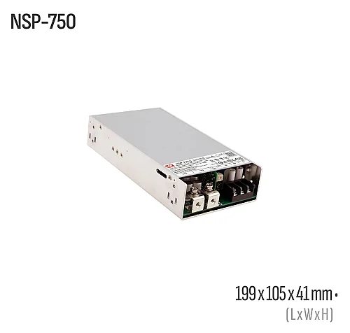 Meanwell NSP-750-12 750W 12VDC Kapalı Kasa AC/DC Güç Kaynağı - 1
