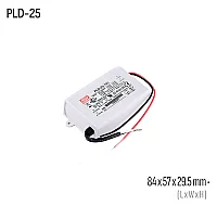 Meanwell PLD-25-700 25W 700VDC Led Sürücü - 1