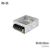 Meanwell RS-35-24 35W 24VDC Kapalı Kasa AC/DC Güç Kaynağı - 1