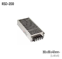 Meanwell RSD-200C-12 200W 12VDC Dönüştürücü - 1