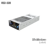 Meanwell RSD-500D-24 500W 24VDC Dönüştürücü - 1