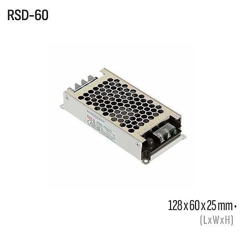 Meanwell RSD-60L-5 60W 5VDC Dönüştürücü - 1
