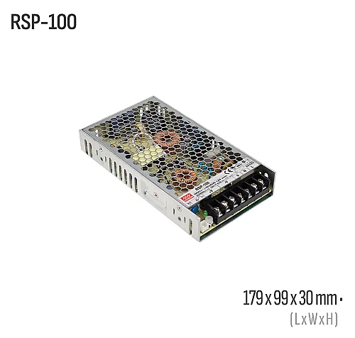 Meanwell RSP-100-7.5 100W 7.5VDC Kapalı Kasa AC/DC Güç Kaynağı - 1