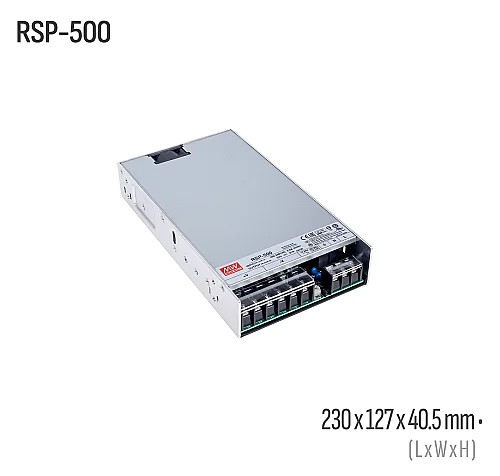 Meanwell RSP-500-27 500W 27VDC Kapalı Kasa AC/DC Güç Kaynağı - 1