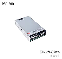 Meanwell RSP-500-48 500W 48VDC Kapalı Kasa AC/DC Güç Kaynağı - 1