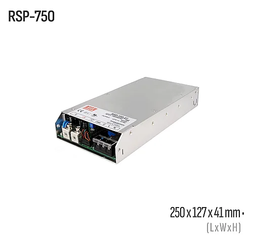 Meanwell RSP-750-24 750W 24VDC Kapalı Kasa AC/DC Güç Kaynağı - 1