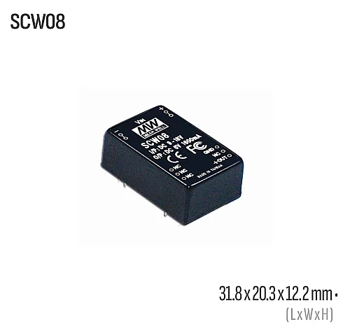 Meanwell SCW08B-15 8W 15VDC Dönüştürücü - 1