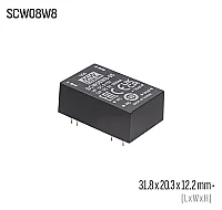 Meanwell SCW08W8-12 8W 12VDC Dönüştürücü - 1