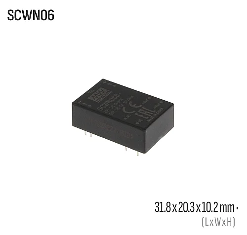 Meanwell SCWN06A-12 6W 12VDC Dönüştürücü - 1