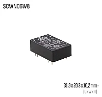 Meanwell SCWN06W8-12 6W 12VDC Dönüştürücü - 1