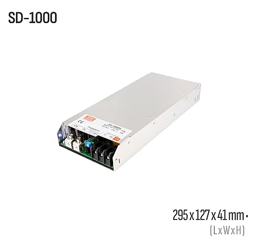 Meanwell SD-1000H-12 1000W 12VDC Dönüştürücü - 1