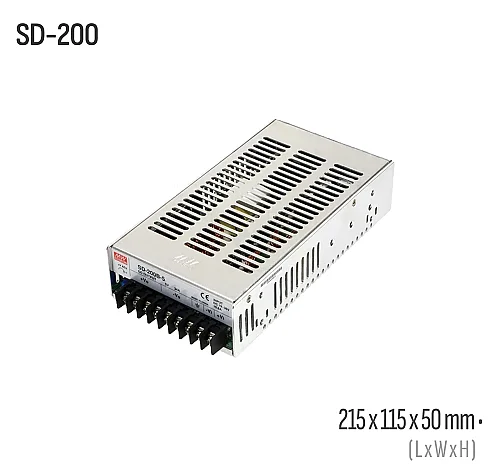 Meanwell SD-200C-5 200W 5VDC Dönüştürücü - 1