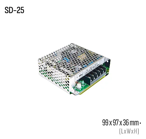 Meanwell SD-25A-12 25W 12VDC Dönüştürücü - 1
