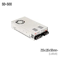 Meanwell SD-500H-24 500W 24VDC Dönüştürücü - 1