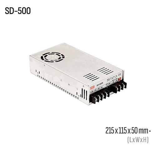 Meanwell SD-500H-24 500W 24VDC Dönüştürücü - 1