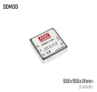 Meanwell SDM30-12S15 30W 12VDC Dönüştürücü - 1