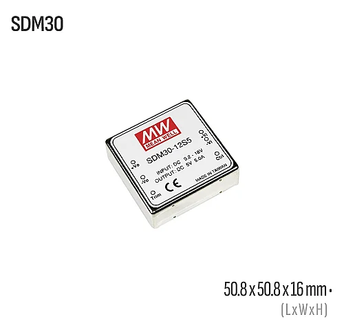 Meanwell SDM30-12S15 30W 12VDC Dönüştürücü - 1