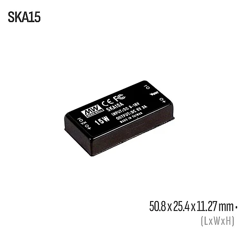 Meanwell SKA15B-12 15W 12VDC Dönüştürücü - 1