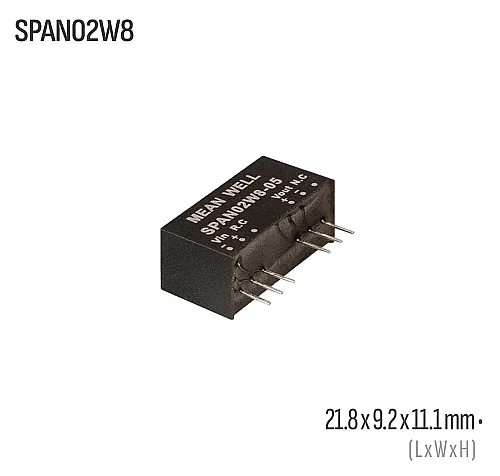 Meanwell SPAN02W8-15 2W 15VDC Dönüştürücü - 1
