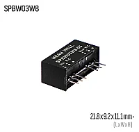 Meanwell SPBW03W8-12 3W 12VDC Dönüştürücü - 1