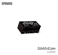 Meanwell SPBW06F-15 6W 15VDC Dönüştürücü - 1
