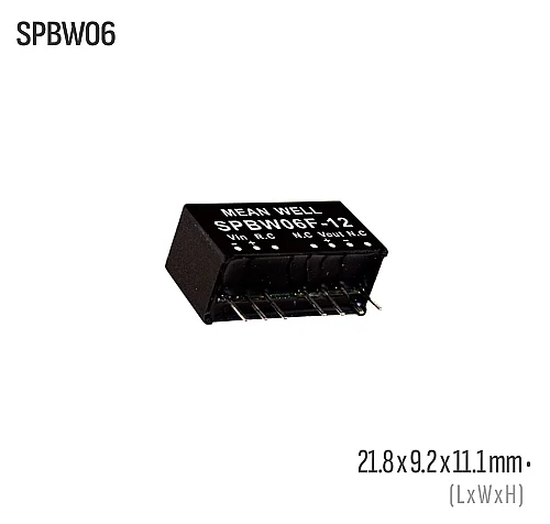 Meanwell SPBW06F-15 6W 15VDC Dönüştürücü - 1
