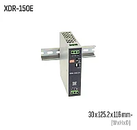 Meanwell XDR-150E-24 150W 24VDC DIN Ray AC/DC Güç Kaynağı - 1