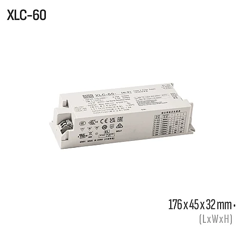 Meanwell XLC-60-24-DA2 60W 24VDC Led Sürücü - 1
