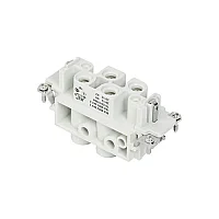 Mete Enerji 29116 4/2x80/16A Çoklu Montajlı (1-6) Priz Çekirdeği - 1