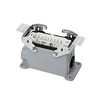 Mete Enerji 403039S 16x16A Çift Girişli Metal Mandallı Duvar Fişi - 1