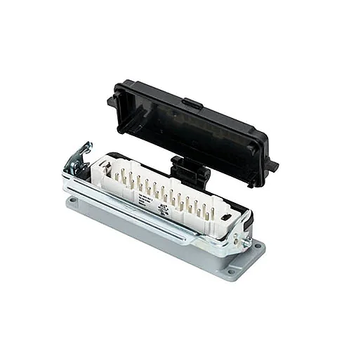 Mete Enerji 403731S 24x16A Çoklu Tek Metal Mandallı Menteşe Kapaklı Makine Fişi - 1