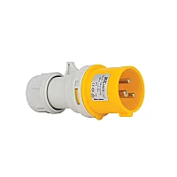 Mete Enerji 406121V 3X16A Düz Fiş Ip44 110V 4H Vidalı - 1