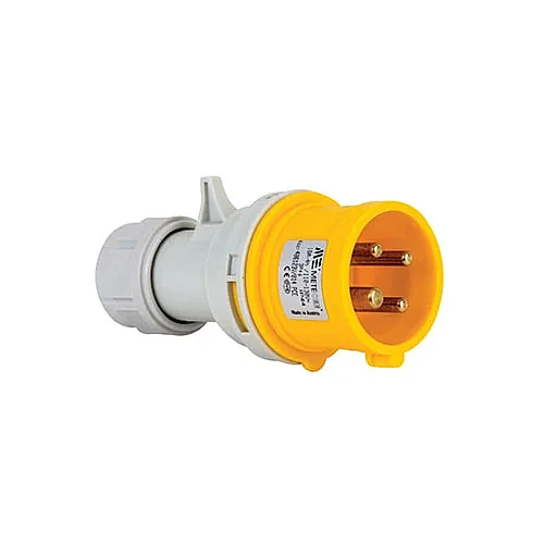Mete Enerji 406123V 4x16A IP44 110V 4h Vidalı Düz Fiş - 1
