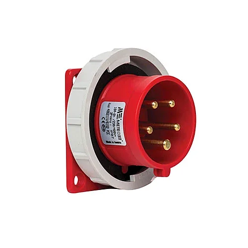 Mete Enerji 406211V 5x16A Düz IP67 Vidalı Makine Fişi - 1