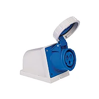 Mete Enerji 406603V 3x16A Eğik Gövdeli IP67 Vidalı Duvar Prizi - 1