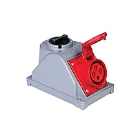 Mete Enerji 406682V 4x32A Şalterli IP44 Vidalı Duvar Prizi - 1