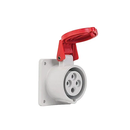 Mete Enerji T13693V 4x16A Düz IP44 Vidalı Makine Prizi - 1