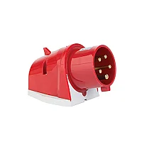 Mete Enerji T242002V 5x32A Eğik Gövdeli IP44 Vidalı Duvar Fişi - 1