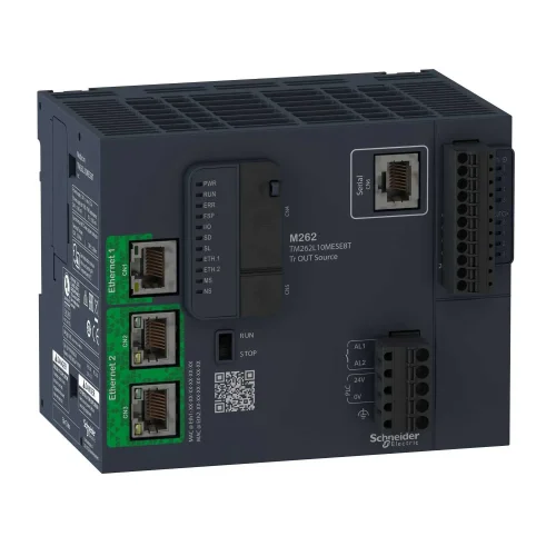 Schneider Electric TM262L10MESE8T Modicon M262 Lojik PLC 2 X Ethernet IP/Modbus TCP(1) 1 X Serial Line - 1