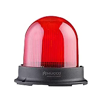 Mucco SNT-1215-5 85-250V AC/DC Buzzer'lı 125 Serisi Sinyal Fenceli - Kırmızı - 1