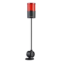 Mucco SNT-7012-DB1-5-D-30U 12-24V AC/DC Flaşörlü Buzzer'sız Tek Katmanlı Katlanabilir Taban Yığın Işıkları 30cm - Kırmızı - 1