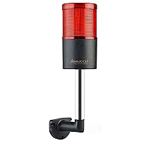 Mucco SNT-7012-S1-4-L-10U 12-24V AC/DC Flaşörlü Buzzer'sız Tek Katmanlı Duvar Yığınlı Işıklar 10cm - Kırmızı - 1